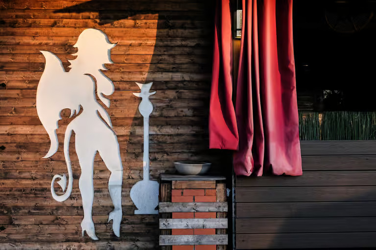 Inside Moustache Hookah Lounge