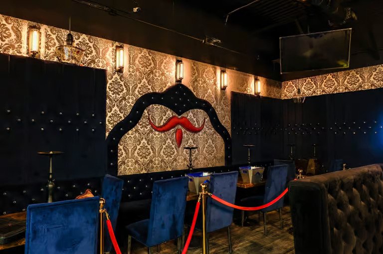 DJ and dance floor area